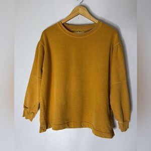 Madewell Mustard Yellow Sweatshirt